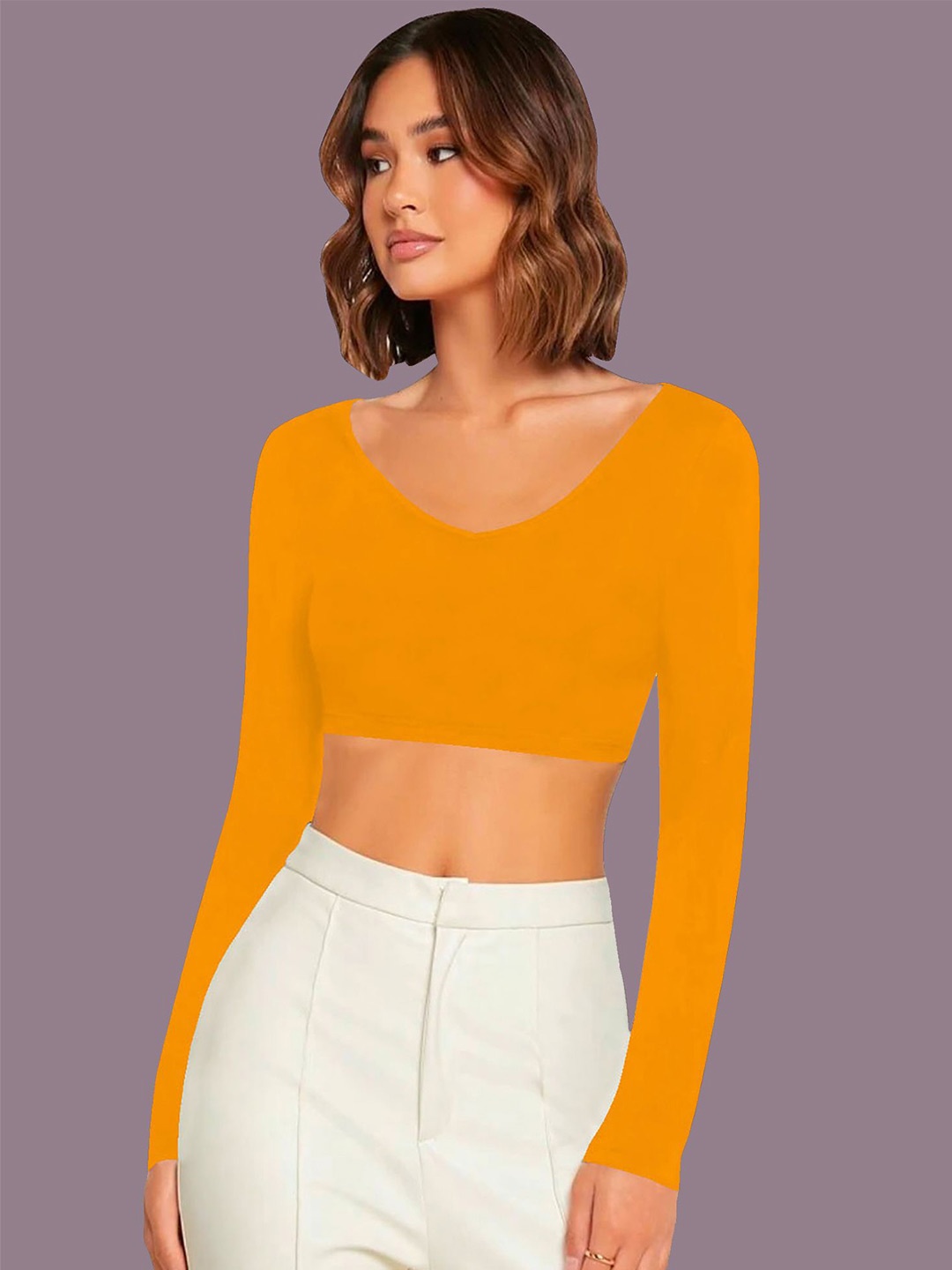 

Dream Beauty Fashion Crop Top, Yellow