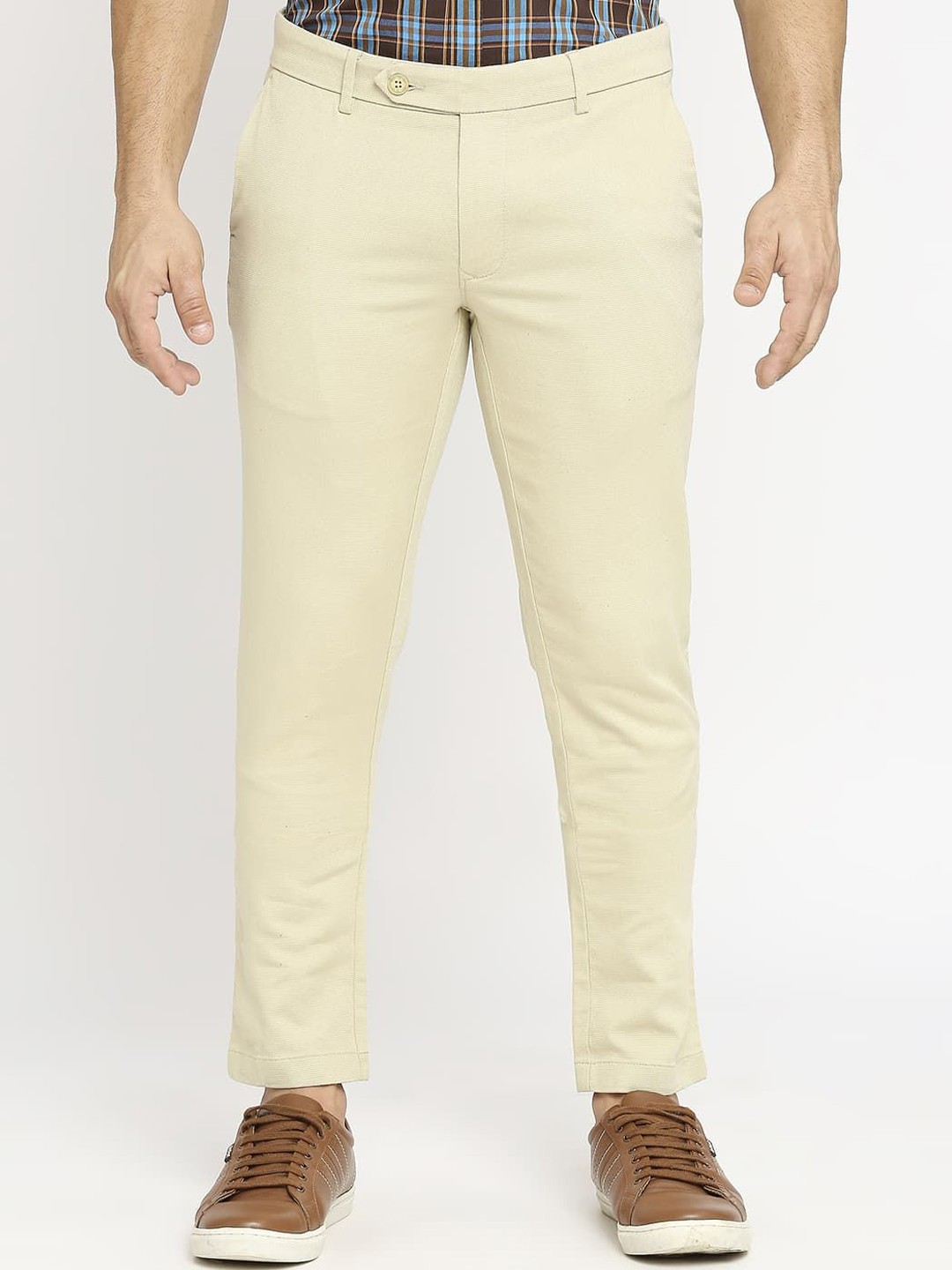 

Basics Men Comfort Trousers, Beige