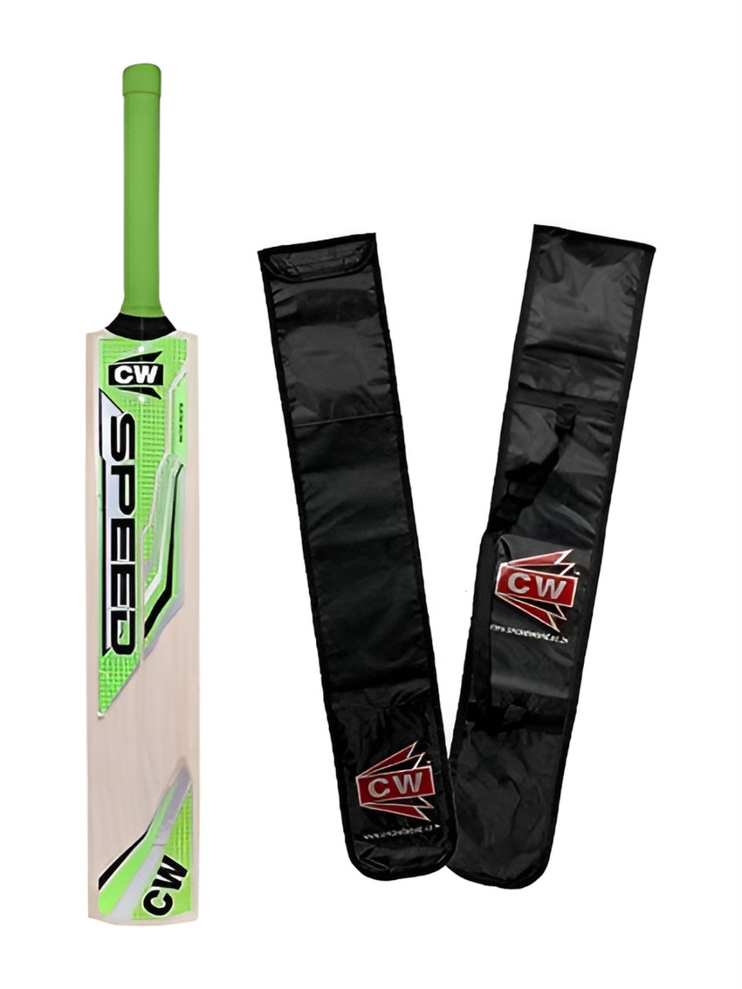 

CW Speed Kashmir Willow Tennis Cricket Bat, Green
