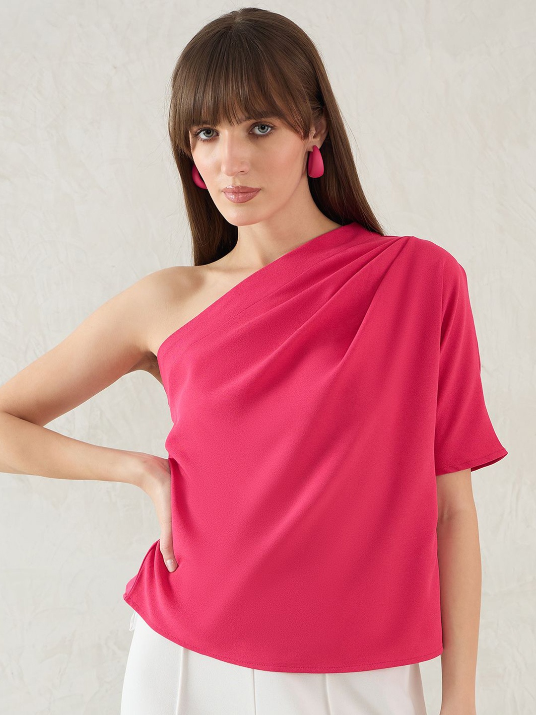 

FEMMELLA One Shoulder Top, Pink