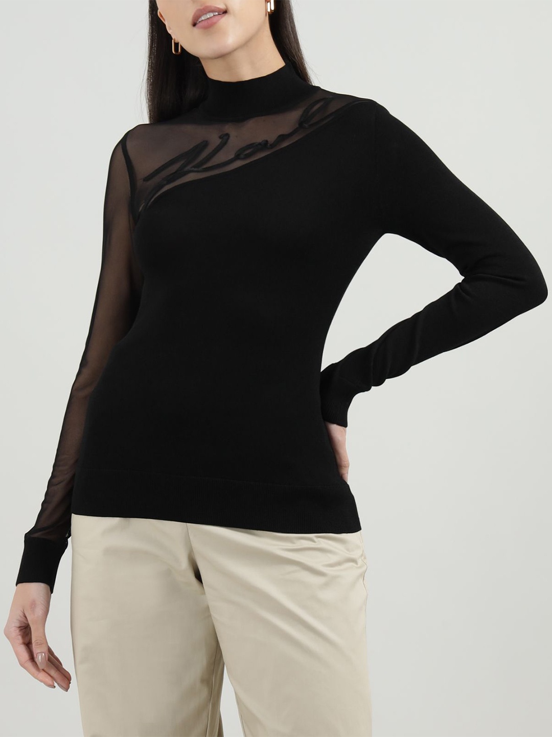 

Karl Lagerfeld Top, Black