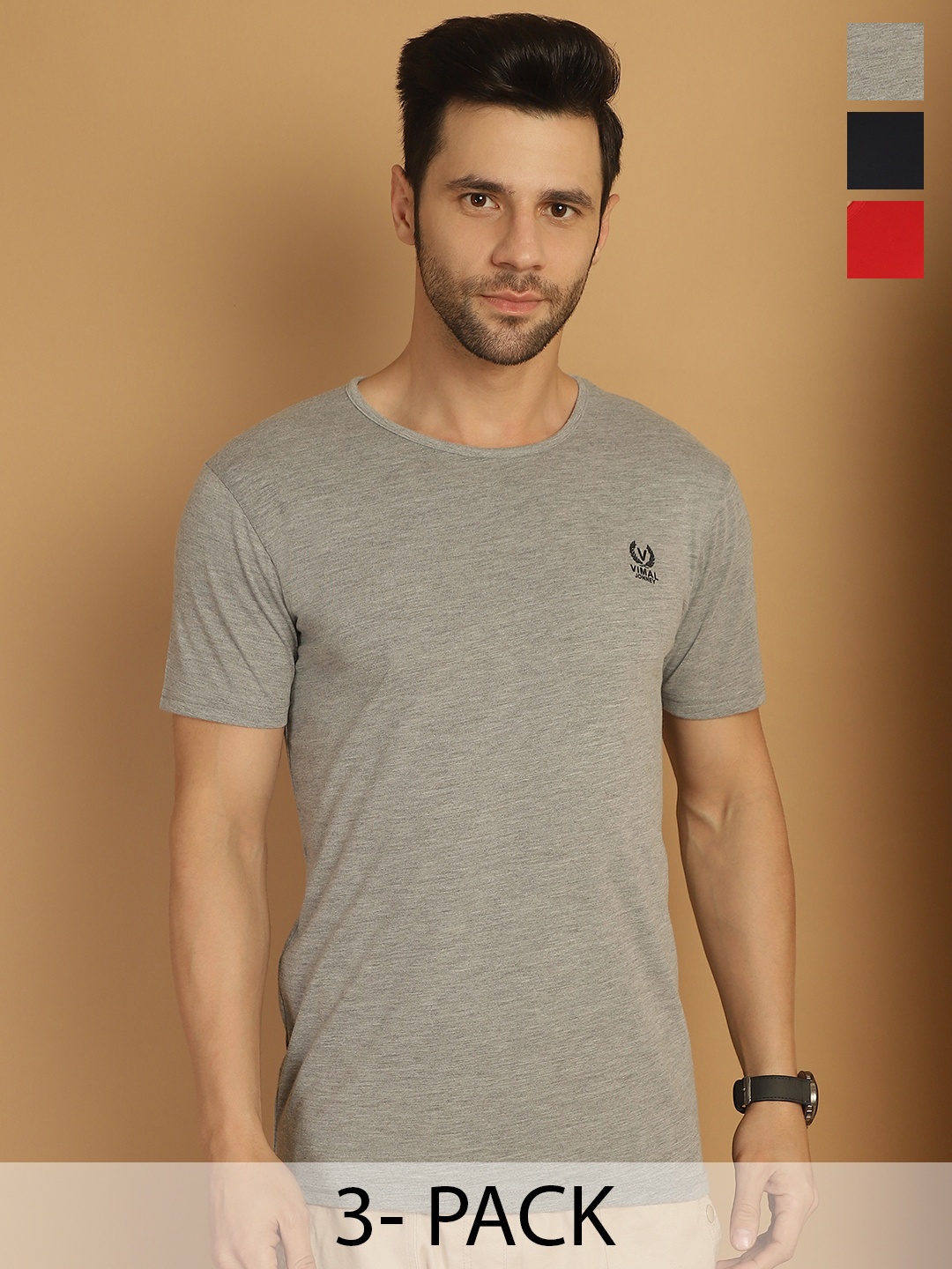 

MACK JONNEY Men 3 Pockets T-shirt, Multi