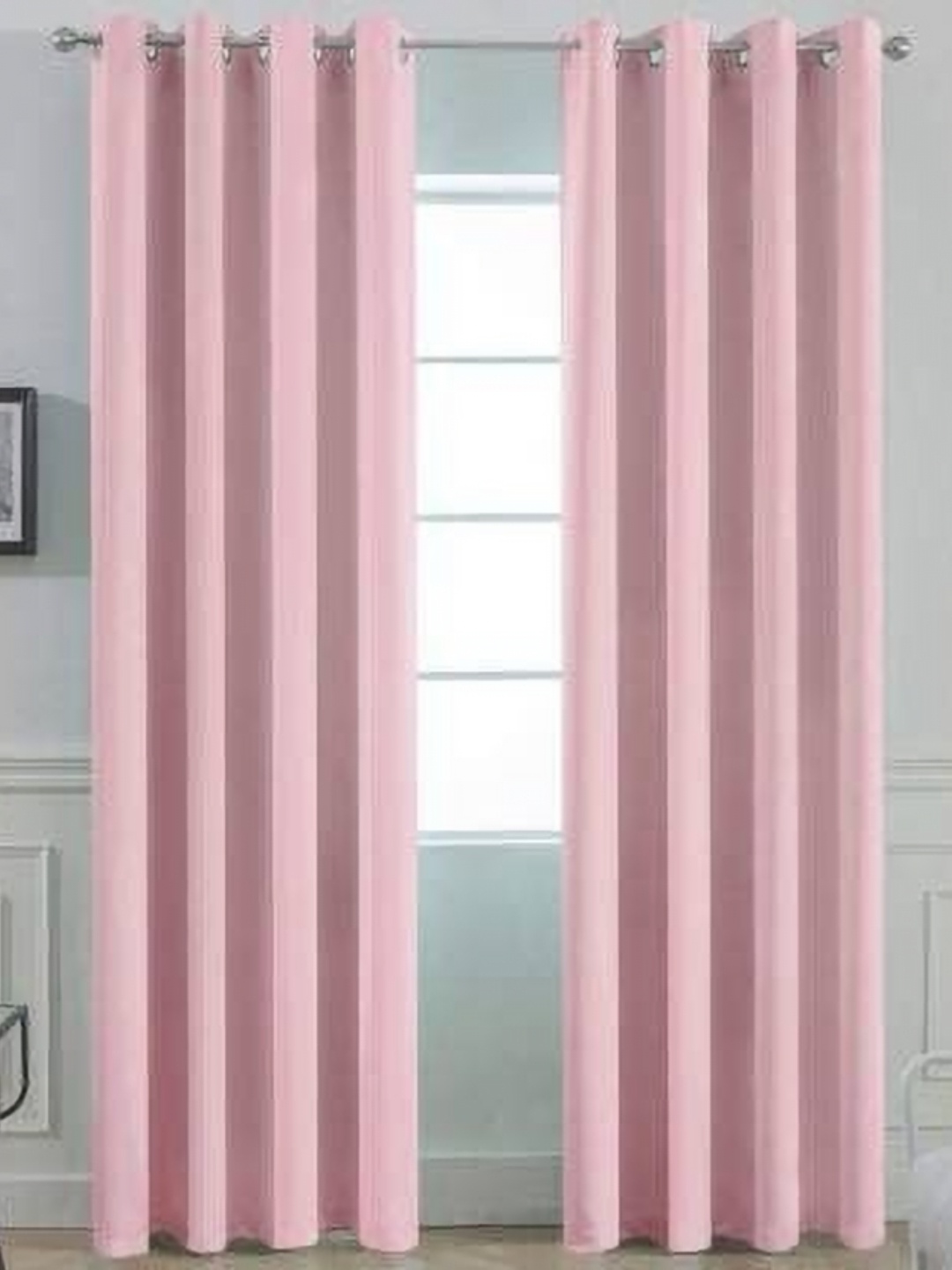 

Aura Pink Black Out Window Curtain