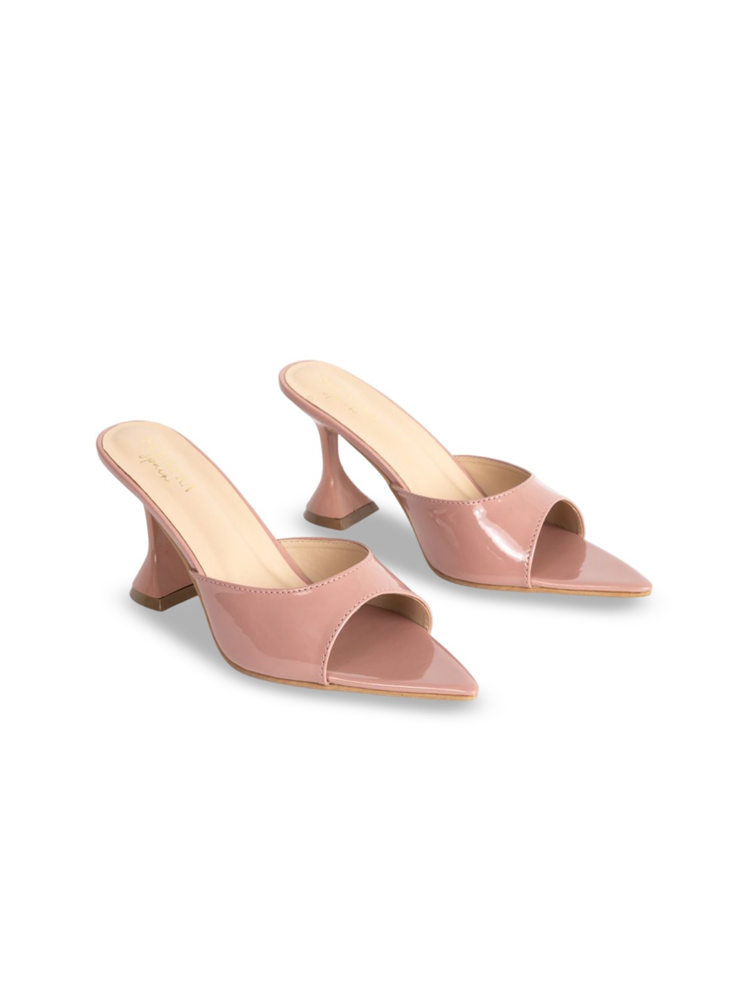

SCENTRA Party Block Sandals, Nude