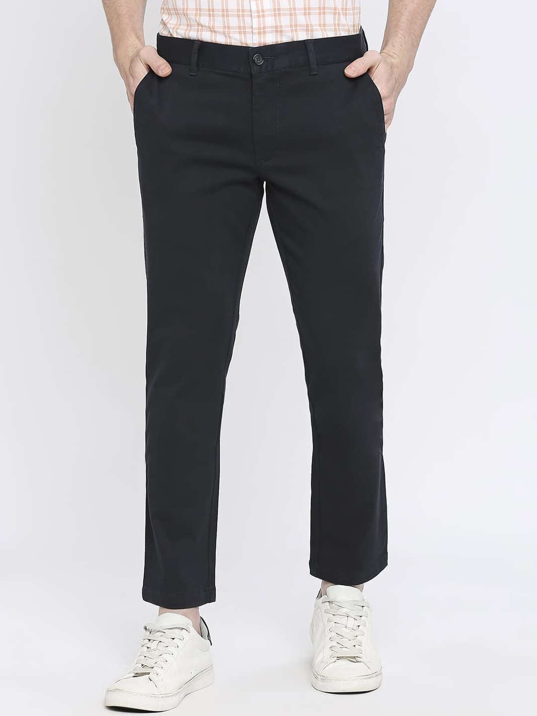 

Basics Men Comfort Trousers, Navy blue