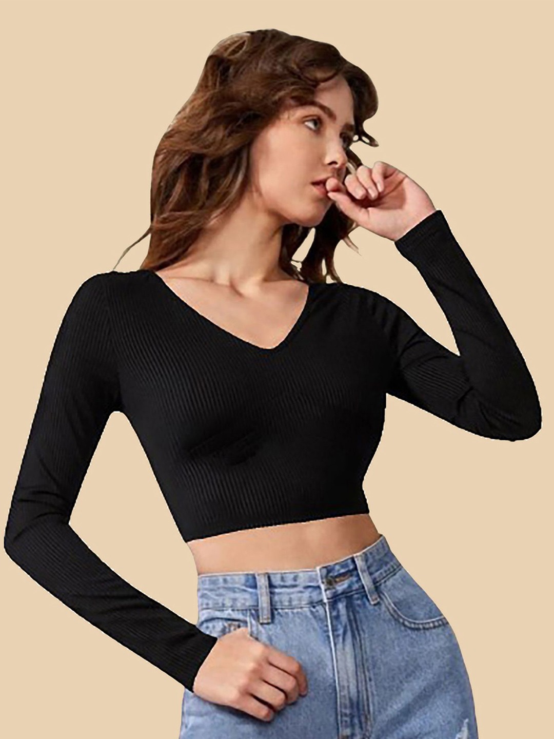 

Dream Beauty Fashion Crop Top, Black
