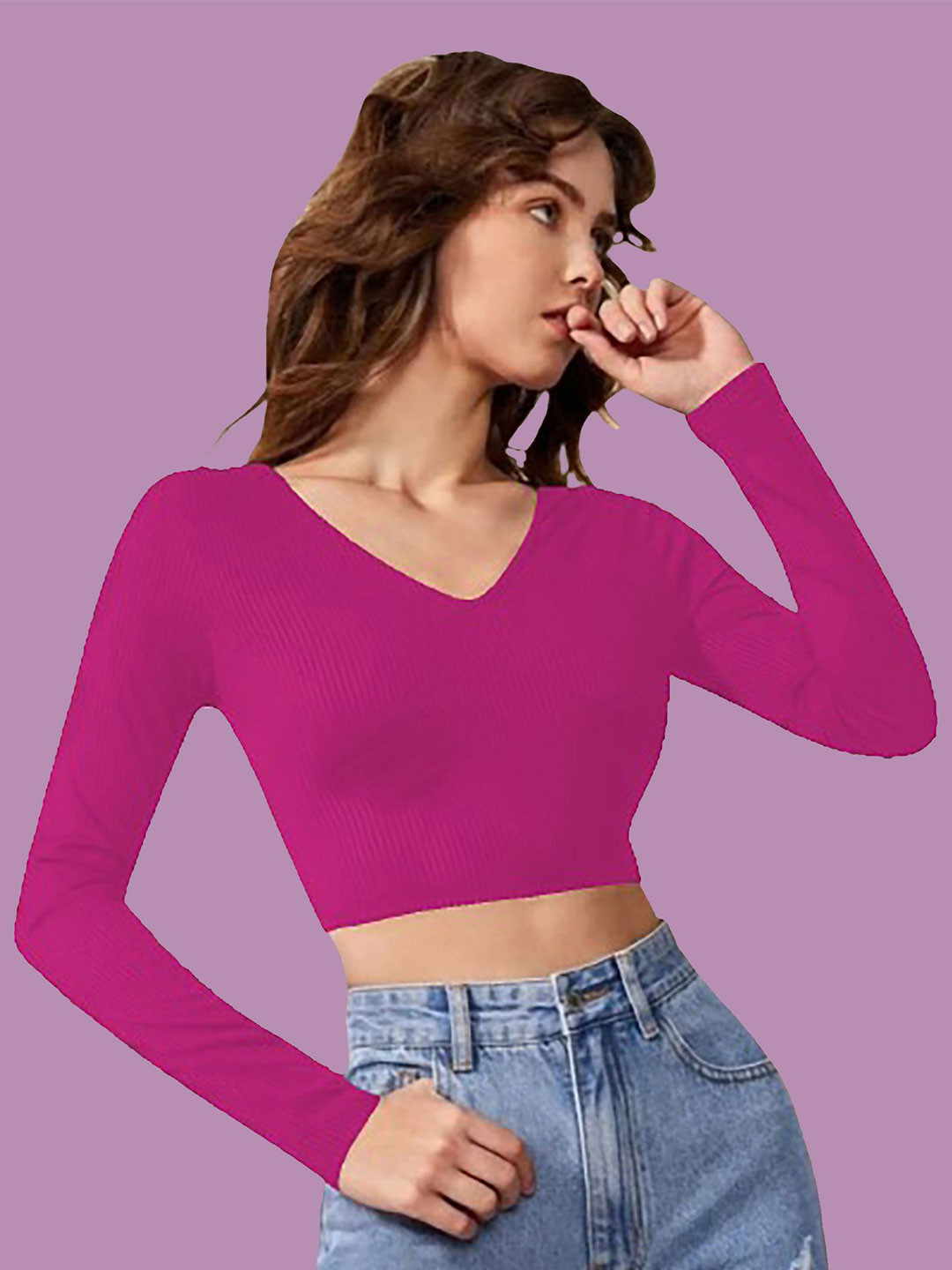 

Dream Beauty Fashion Crop Top, Pink