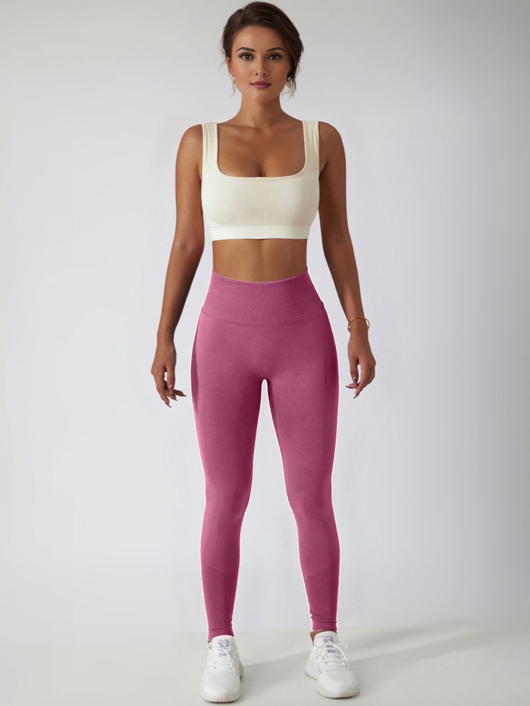 

StyleCast Ankle-Length Gym Tights, Lavender
