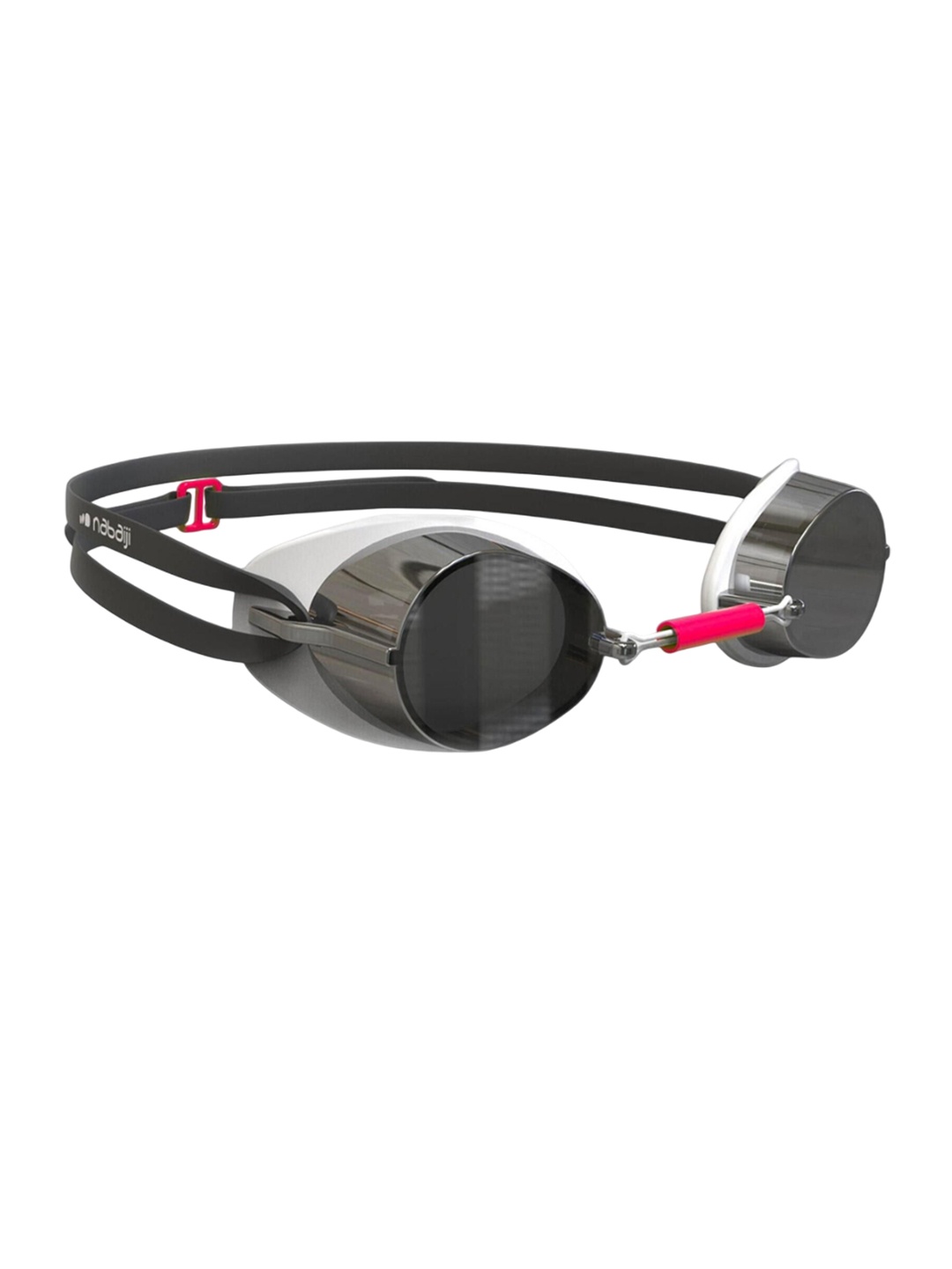 

Nabaiji By Decathlon Swimming Goggles Universal Size Mirror Lenses Swedish 900, Black
