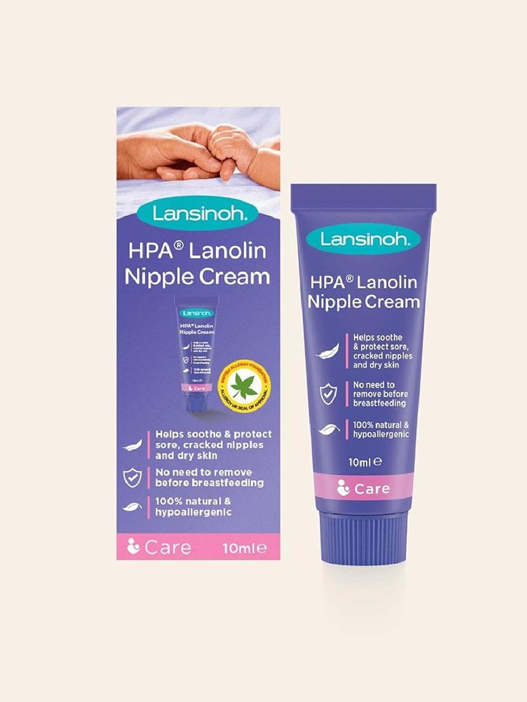 

Lansinoh Lanolin For Breastfeeding Organic Nipple Cream - 10 ml, Na
