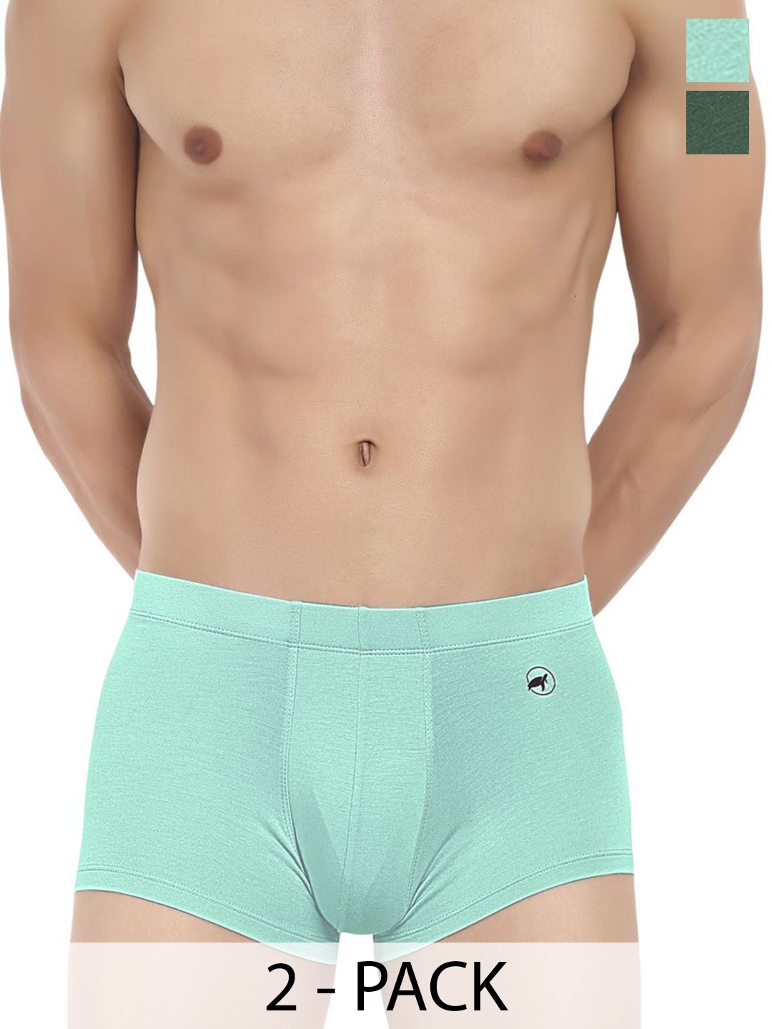 

LOGGERHEAD Pack Of 2 Cotton Trunks LHIT012-Garden-Water, Green