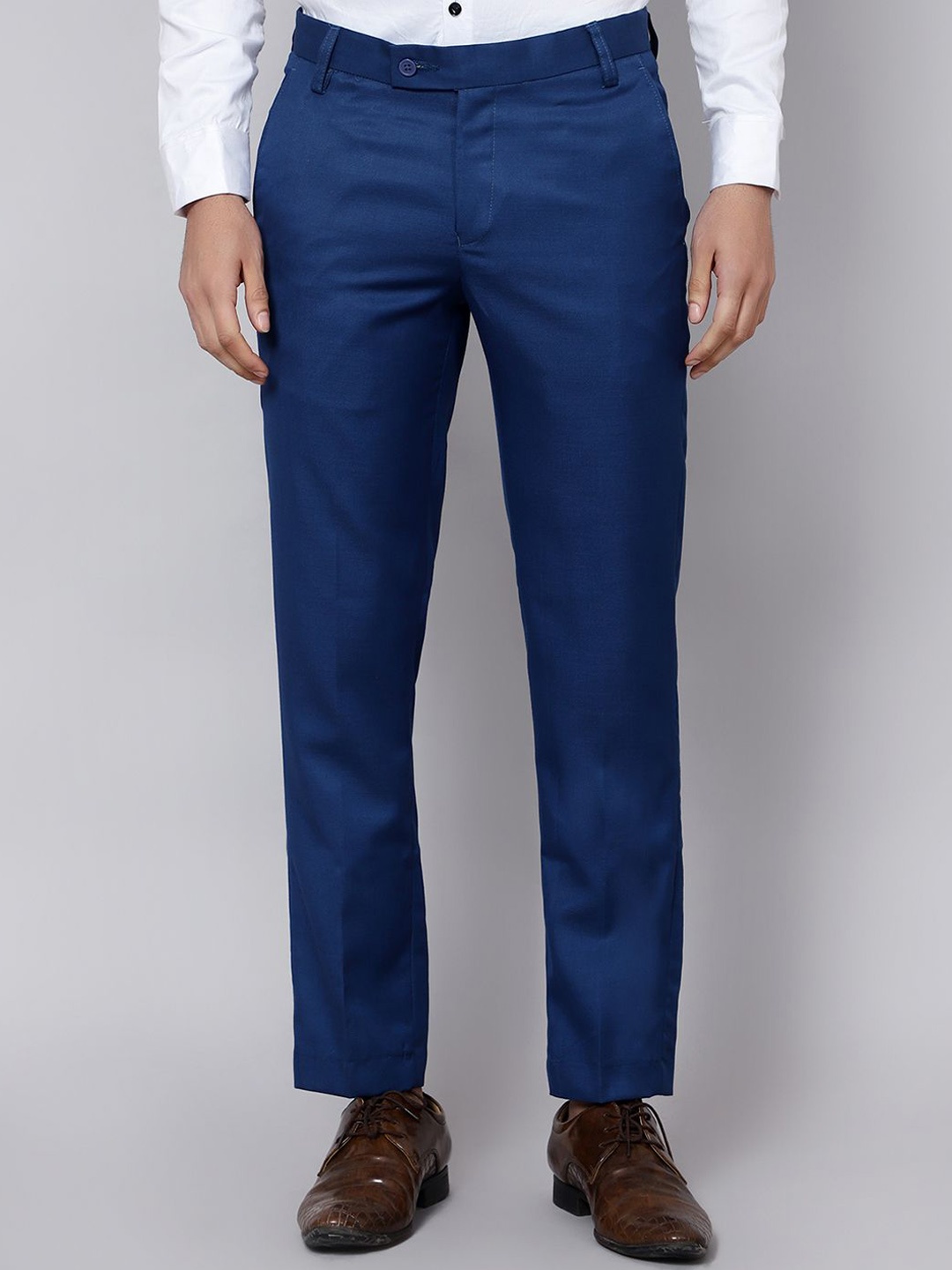 

MENTOOS Men Relaxed Trousers, Blue