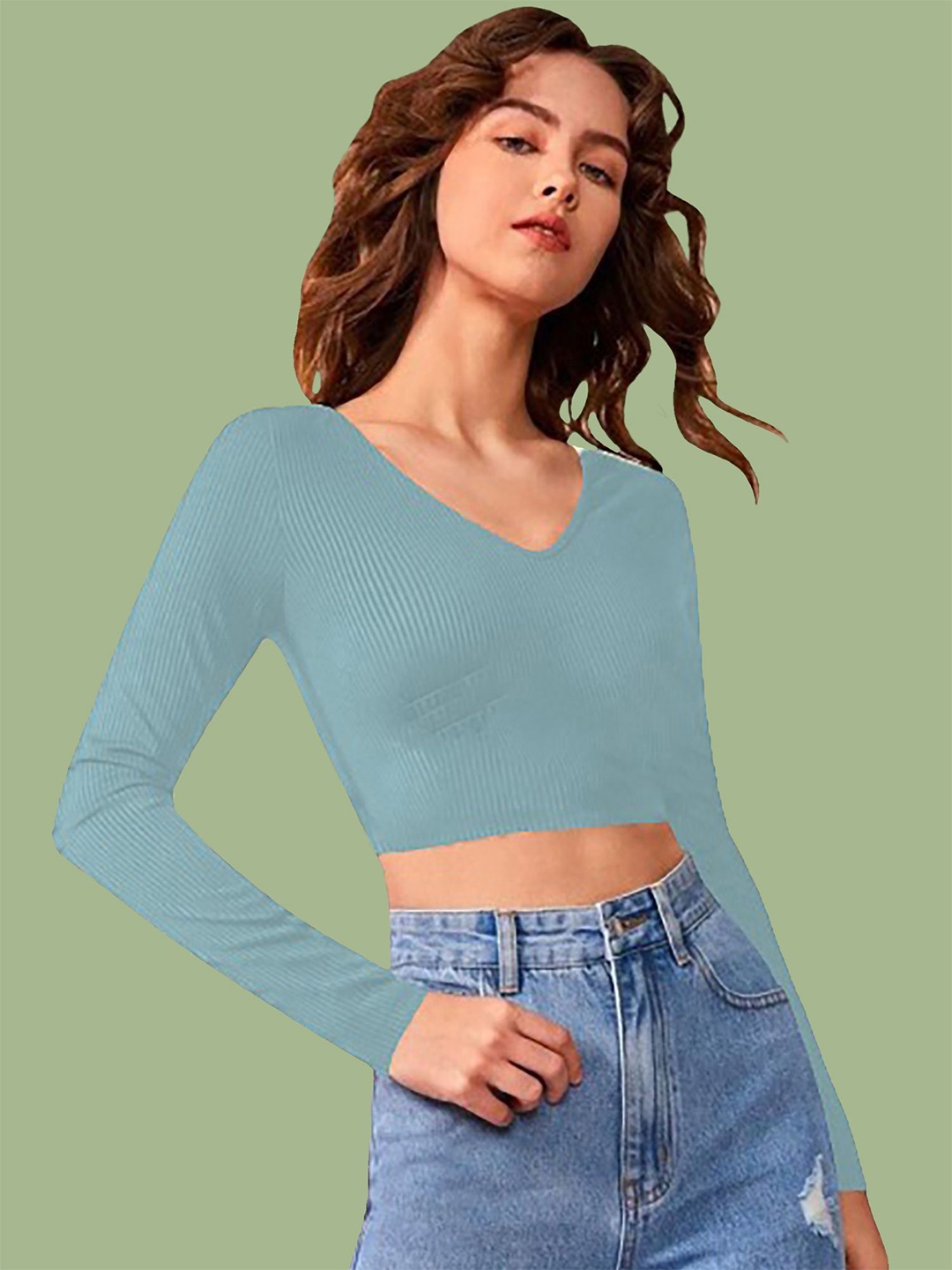 

Dream Beauty Fashion Crop Top, Teal
