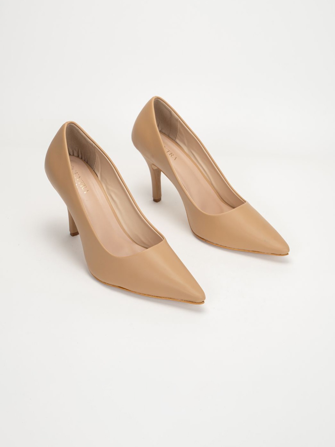 

SCENTRA Party Slim Heeled Pumps, Beige