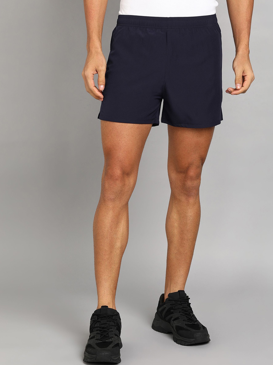 

Moda Rapido Men Running Sports Shorts, Navy blue