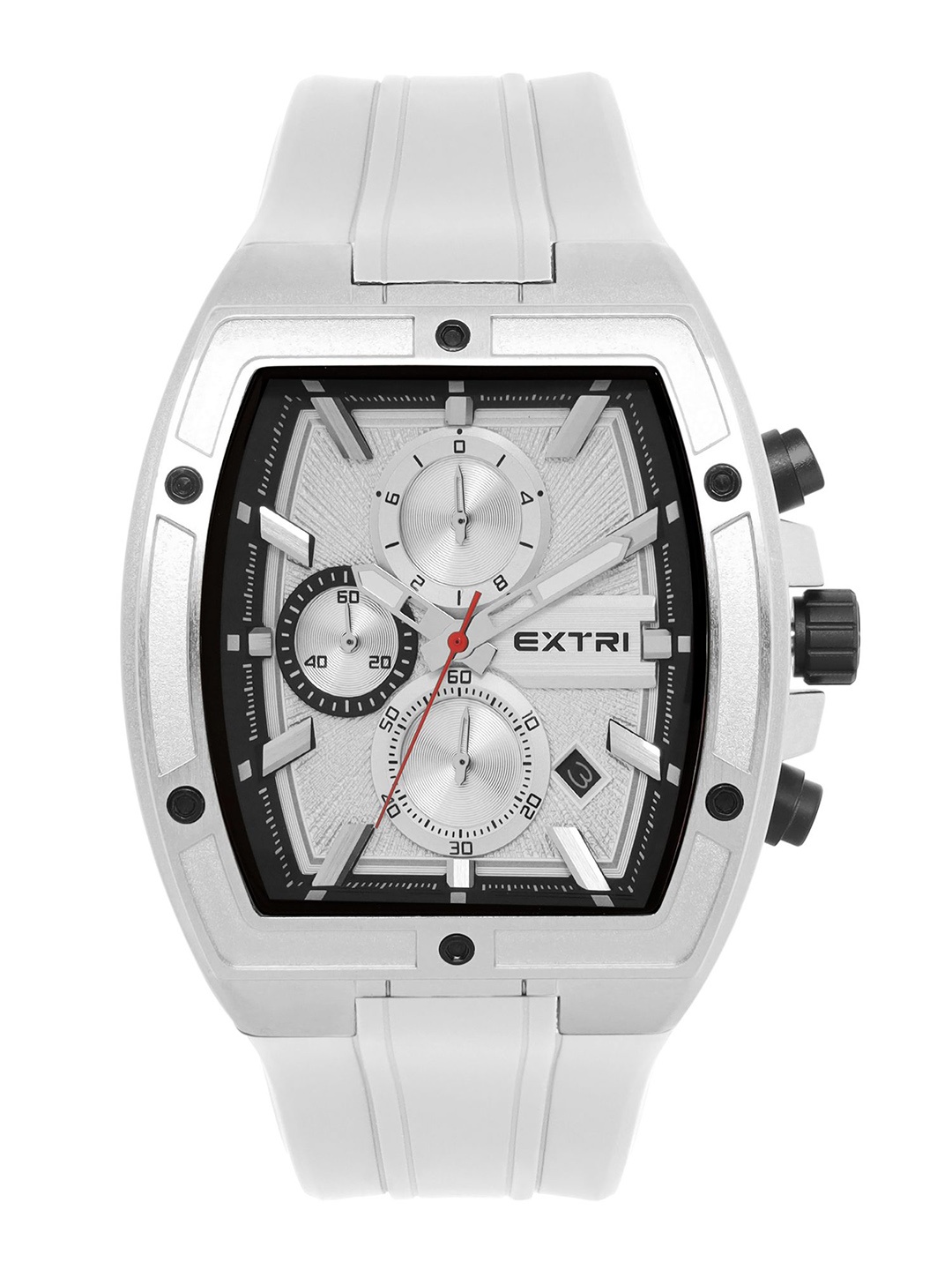 

EXTRI Men Chronograph Dial & Bracelet Style Straps Analogue Watch X6089-A, White