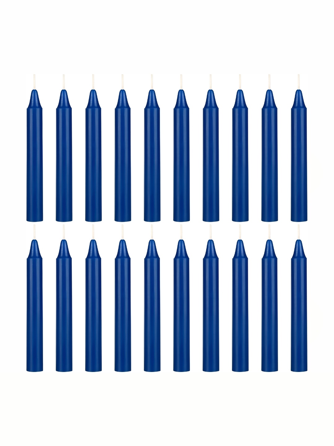 

TRUE DECOR Blue 20 pieces Pillar Candle