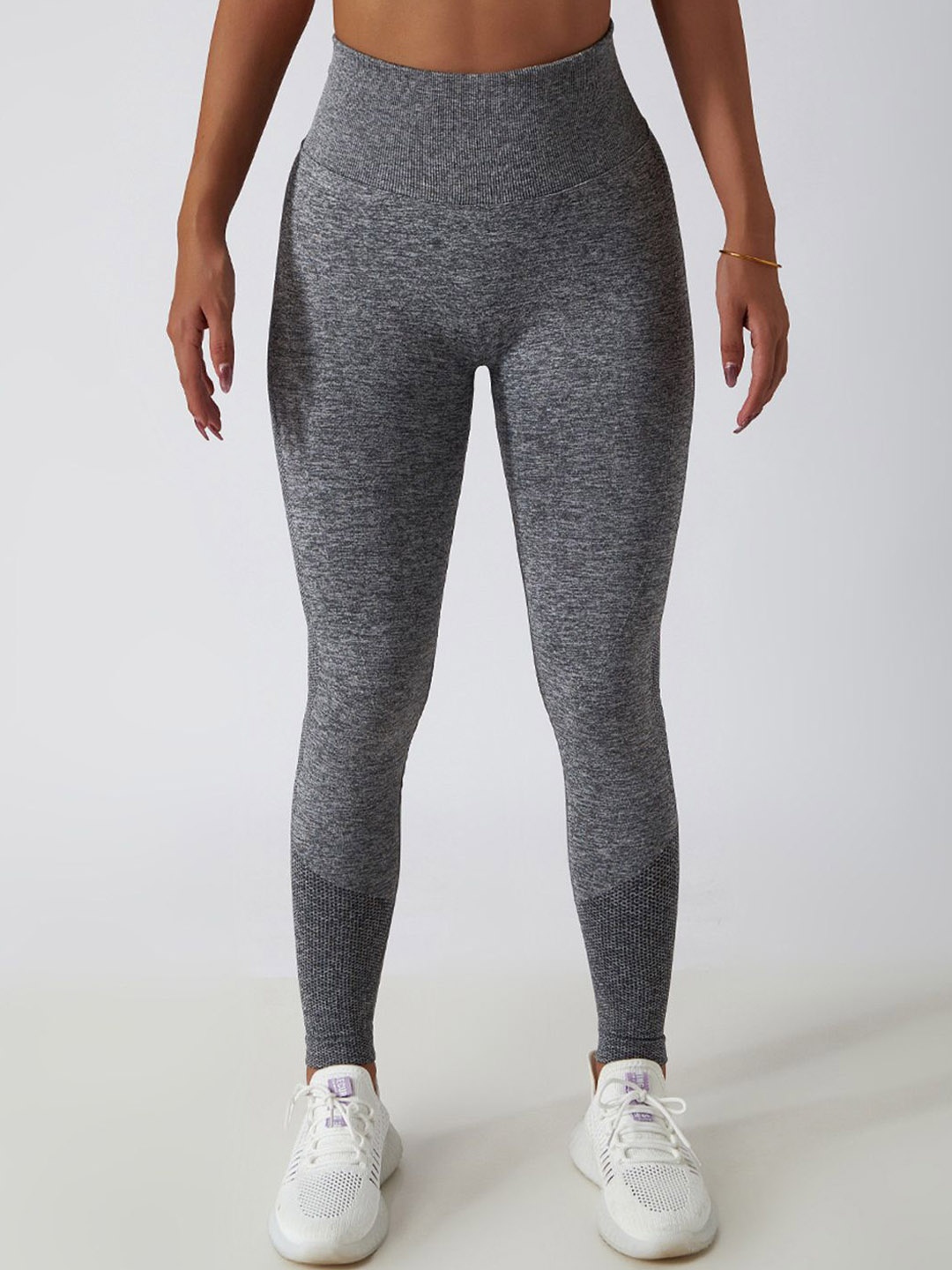 

StyleCast Ankle-Length Gym Tights, Grey