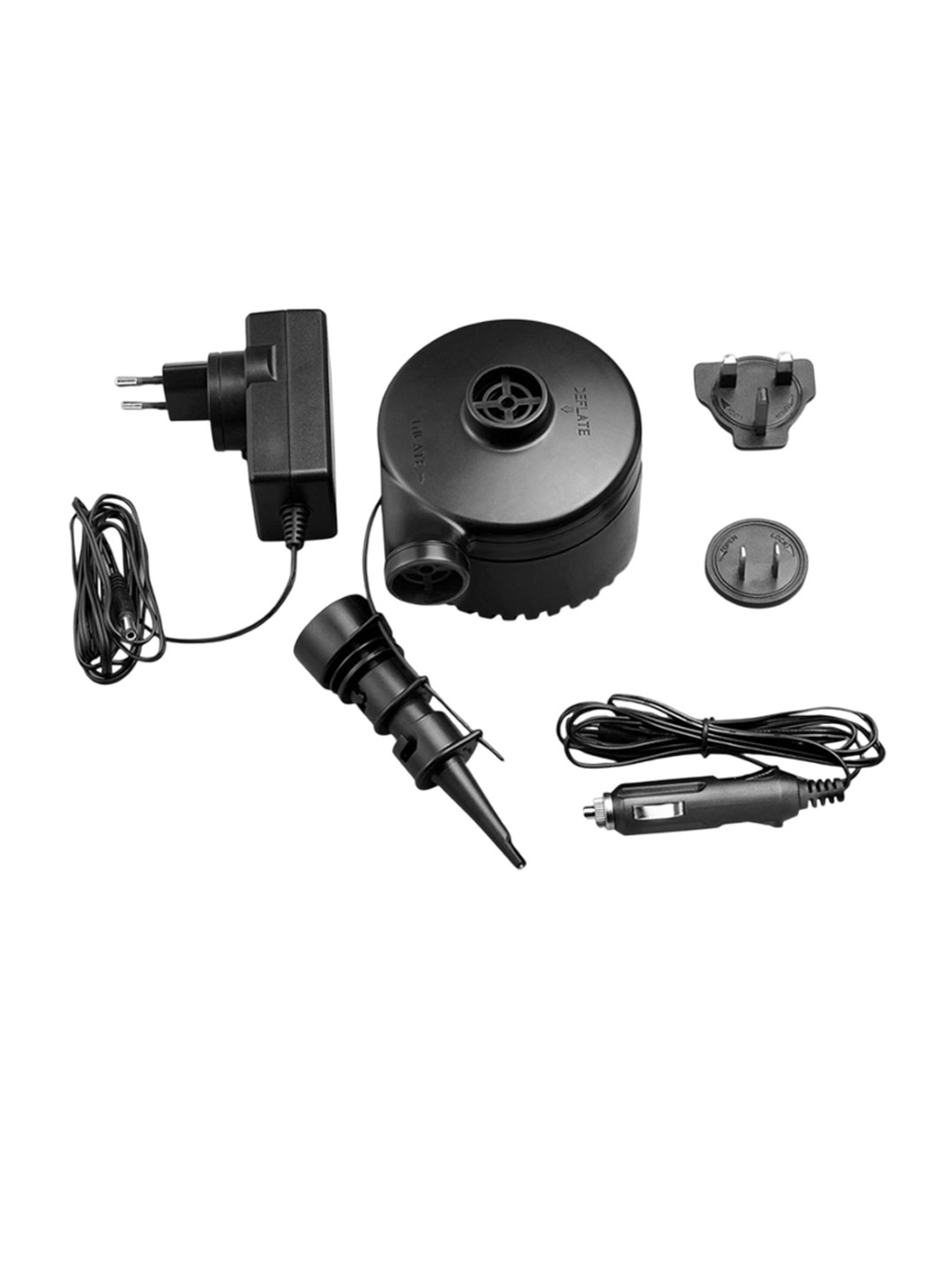 

Quechua By Decathlon Compact Rechargeable Electrical Pump For Camping, Black