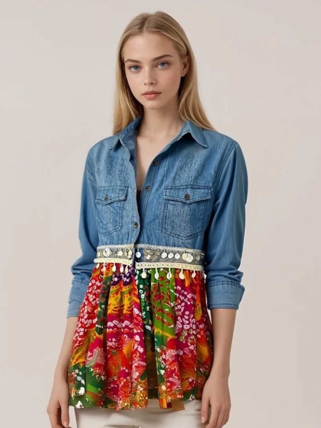 

The BANJARA TRAIL Women Opaque Printed Casual Shirt, Multi