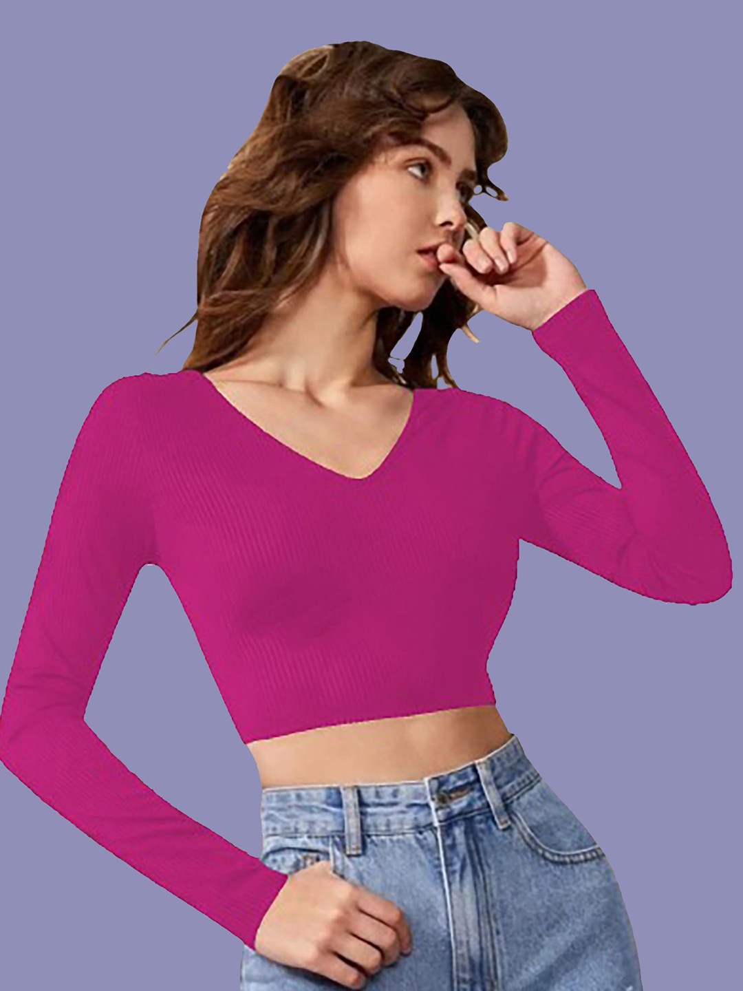 

Dream Beauty Fashion Crop Top, Pink