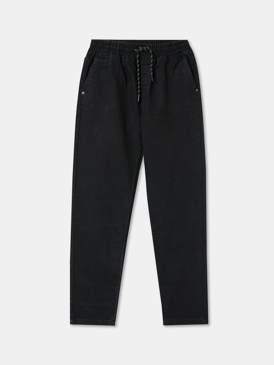 

R&B Boys Relaxed Fit Mid-Rise Jeans, Black