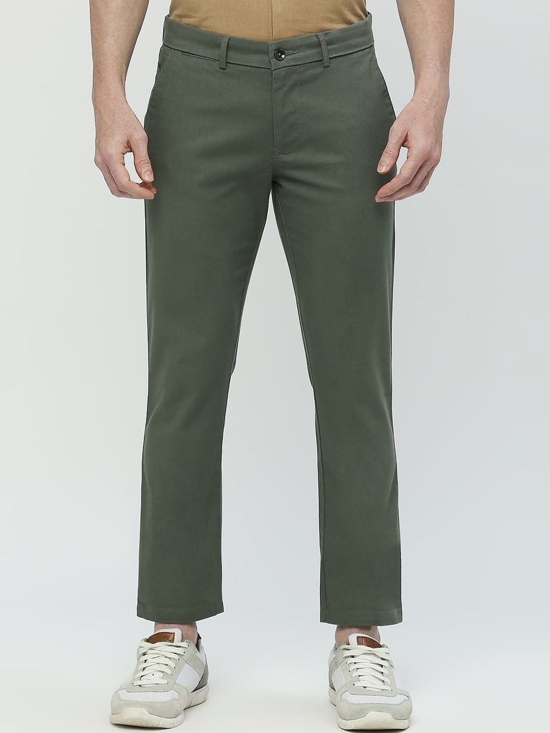 

Basics Men Comfort Trousers, Green