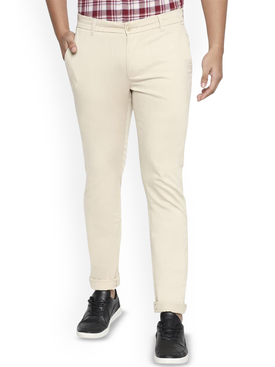 

Basics Men Comfort Trousers, Brown