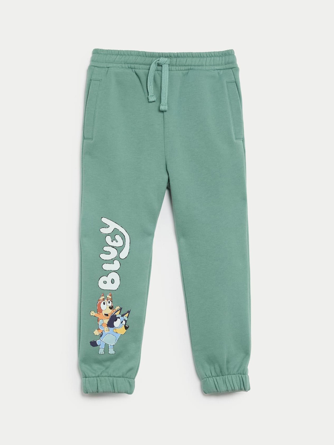 

Marks & Spencer Boys Bluey Printed Joggers, Green