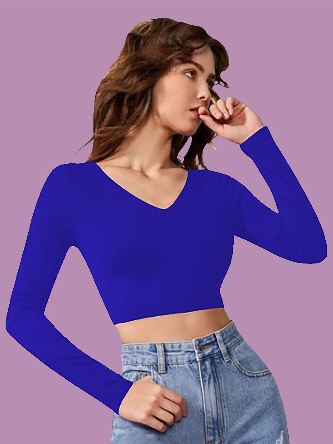

Dream Beauty Fashion Crop Top, Blue