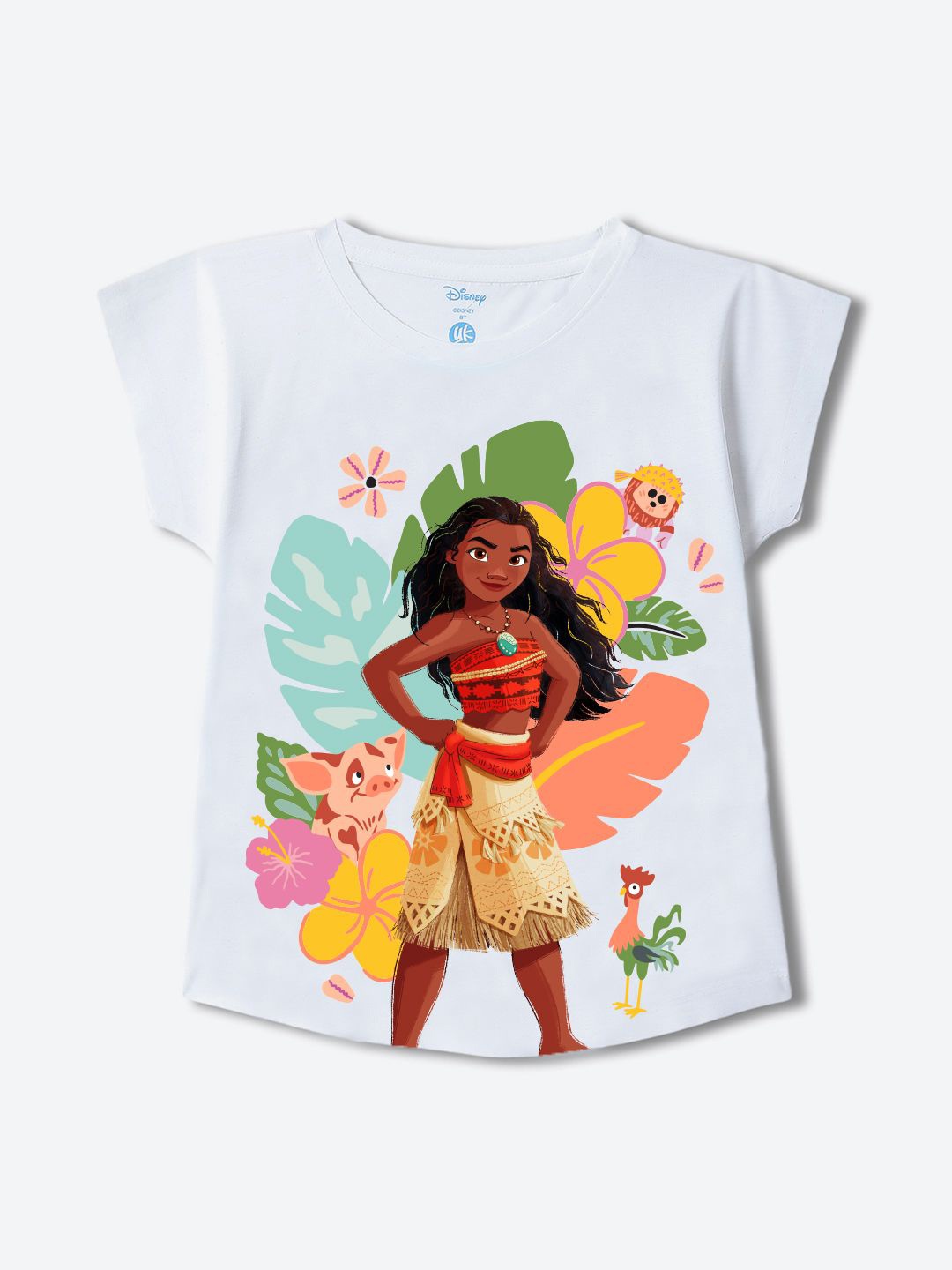 

YK Disney Print Top, White