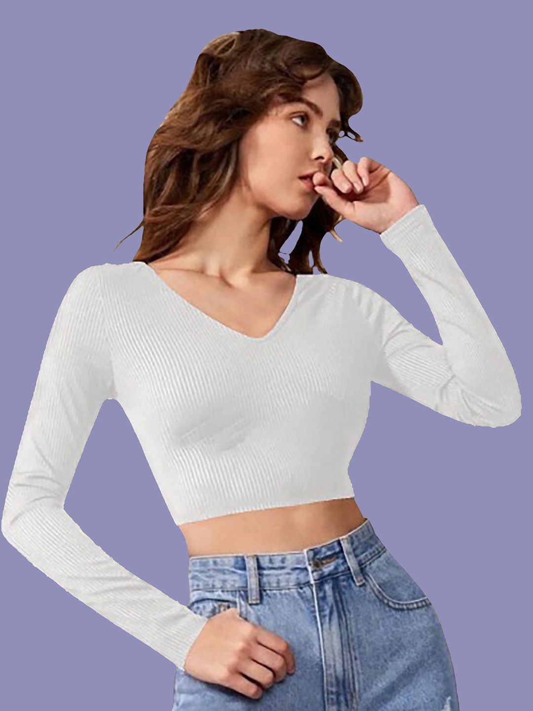 

Dream Beauty Fashion Crop Top, White