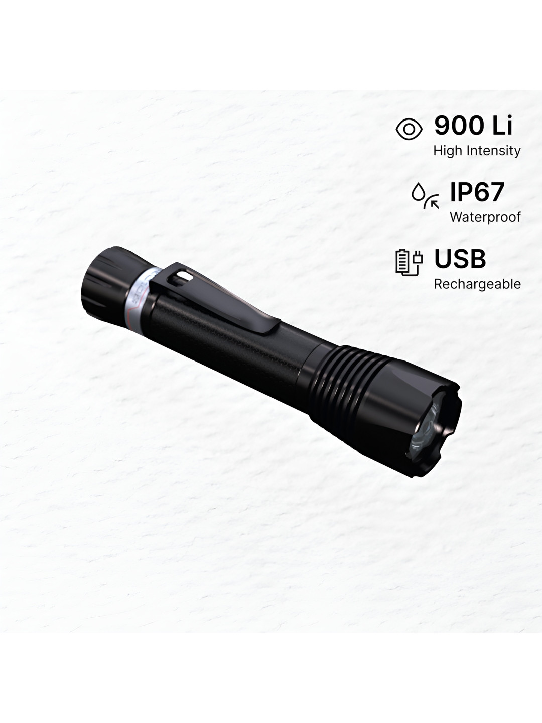 

SOLOGNAC By Decathlon Black Aluminium Waterproof Outdoor Lamp