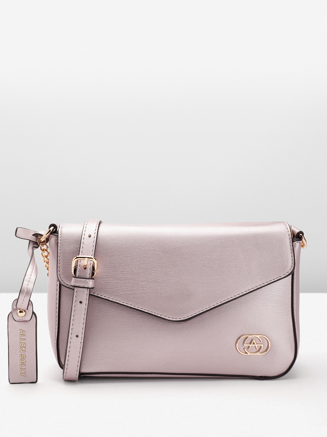 

Allen Solly Structured Sling Bag, Mauve