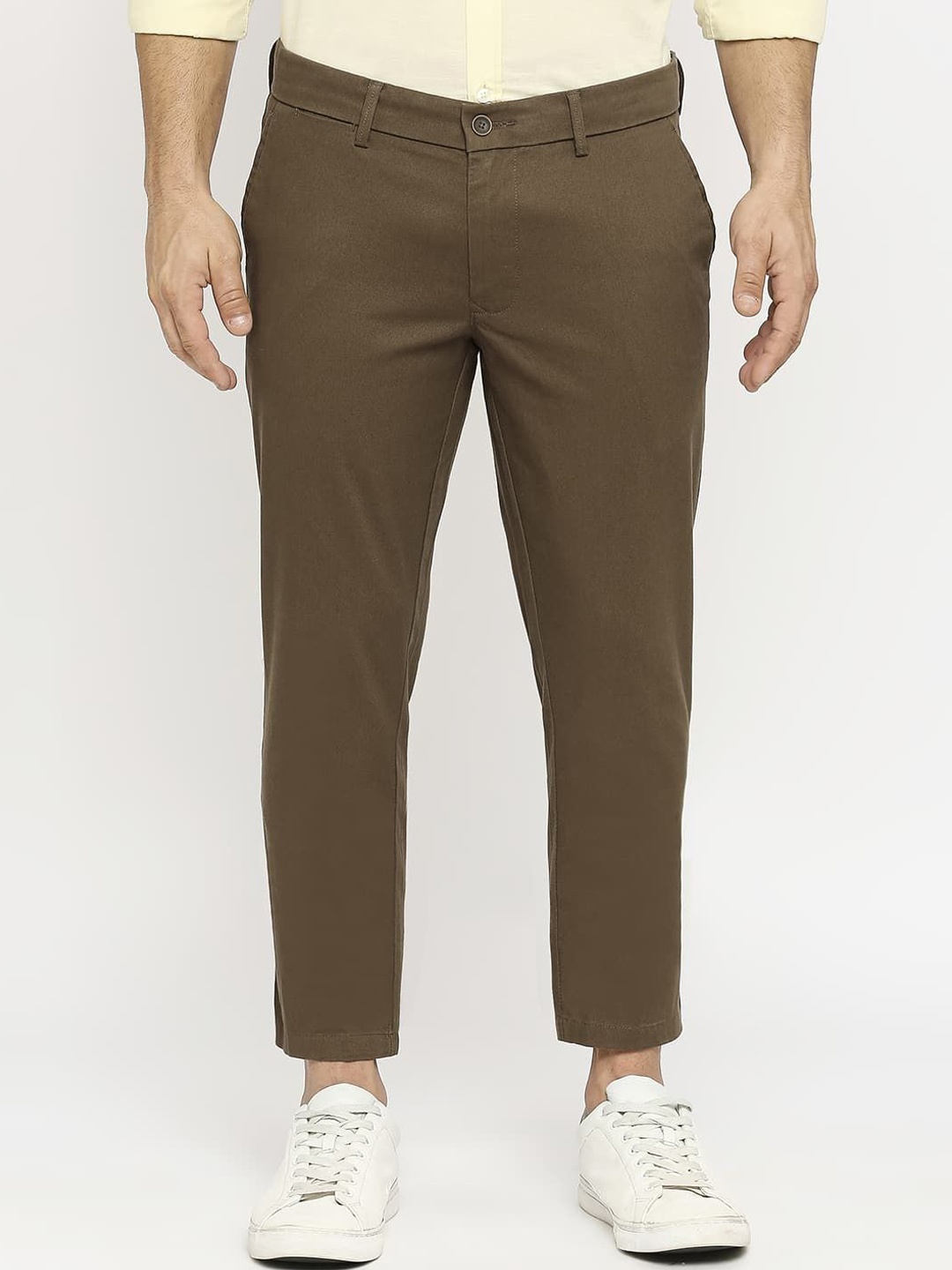 

Basics Men Comfort Trousers, Khaki