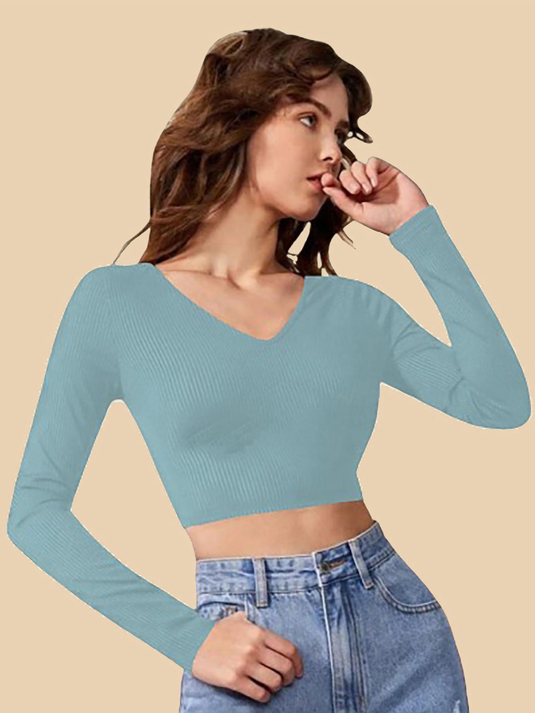 

Dream Beauty Fashion Crop Top, Teal