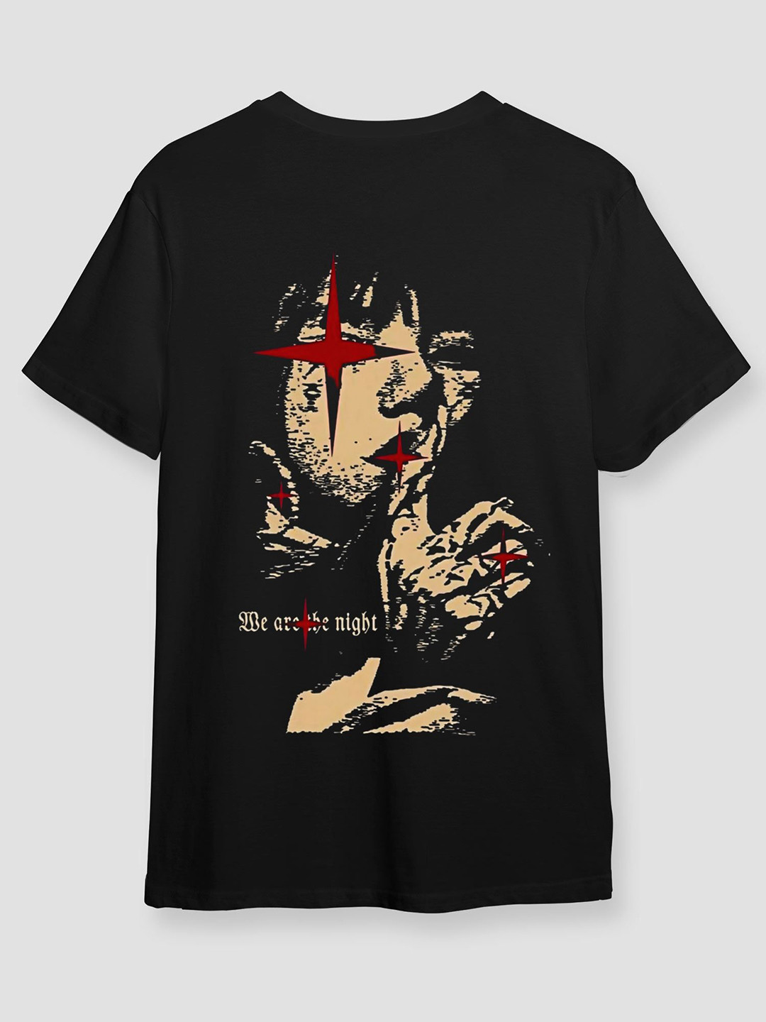 

TheBTclub Men Activchill Graphic Printed Round Neck Cotton T-shirt, Black