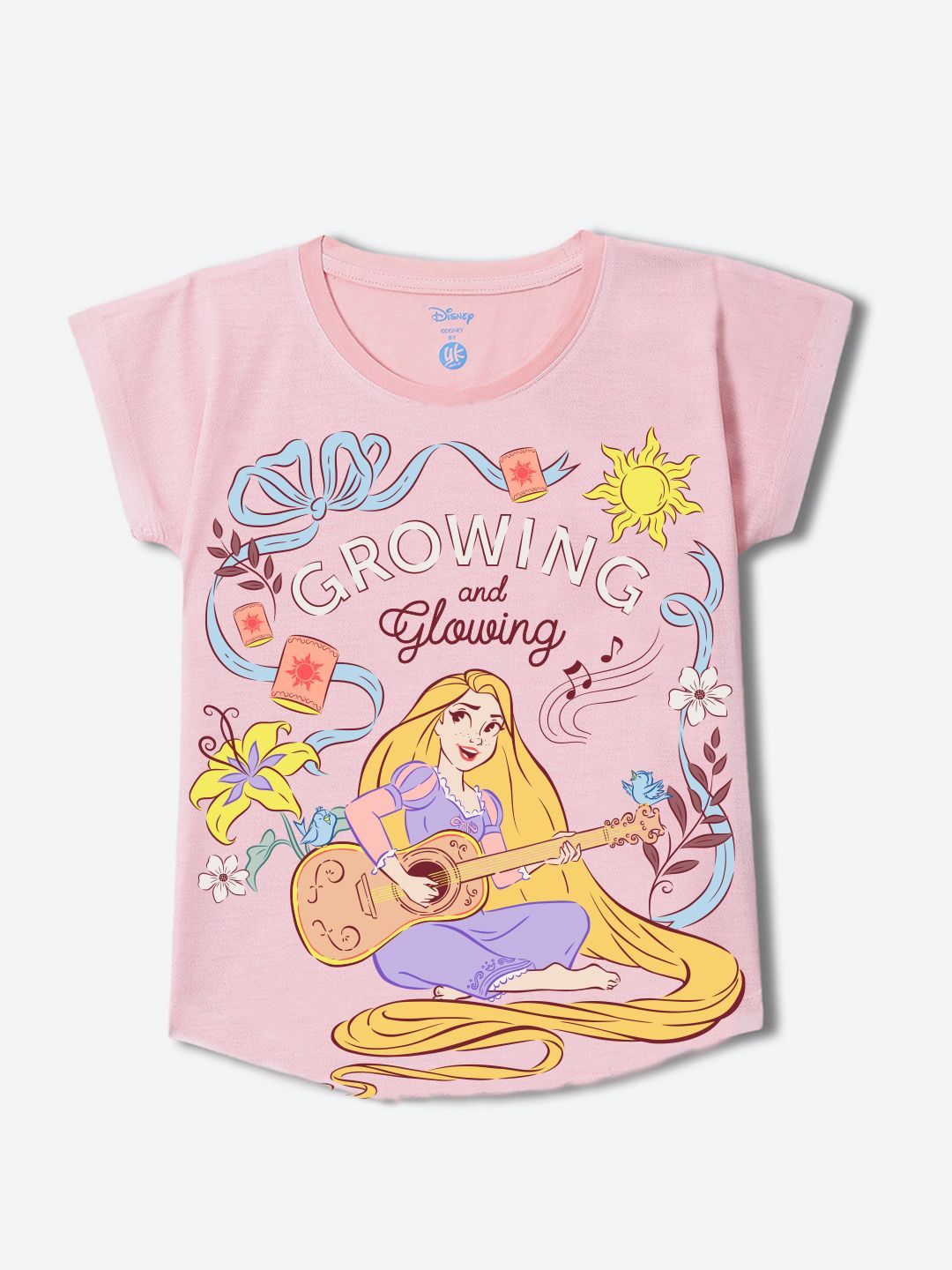 

YK Disney Print Top, Pink