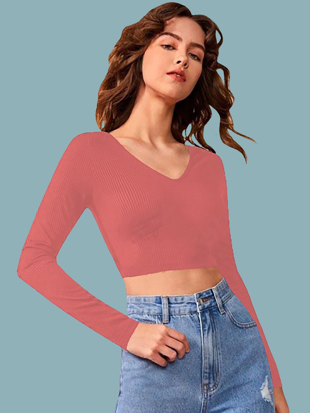

Dream Beauty Fashion Crop Top, Peach