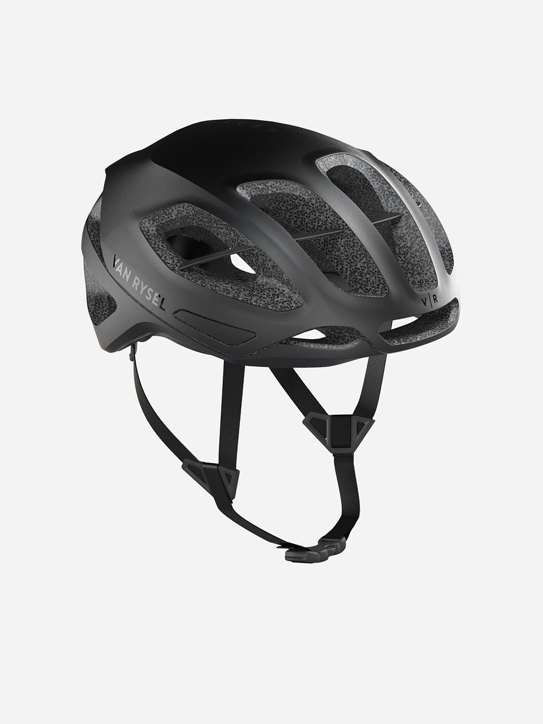 

VAN RYSEL By Decathlon Road Cycling Helmet, Black