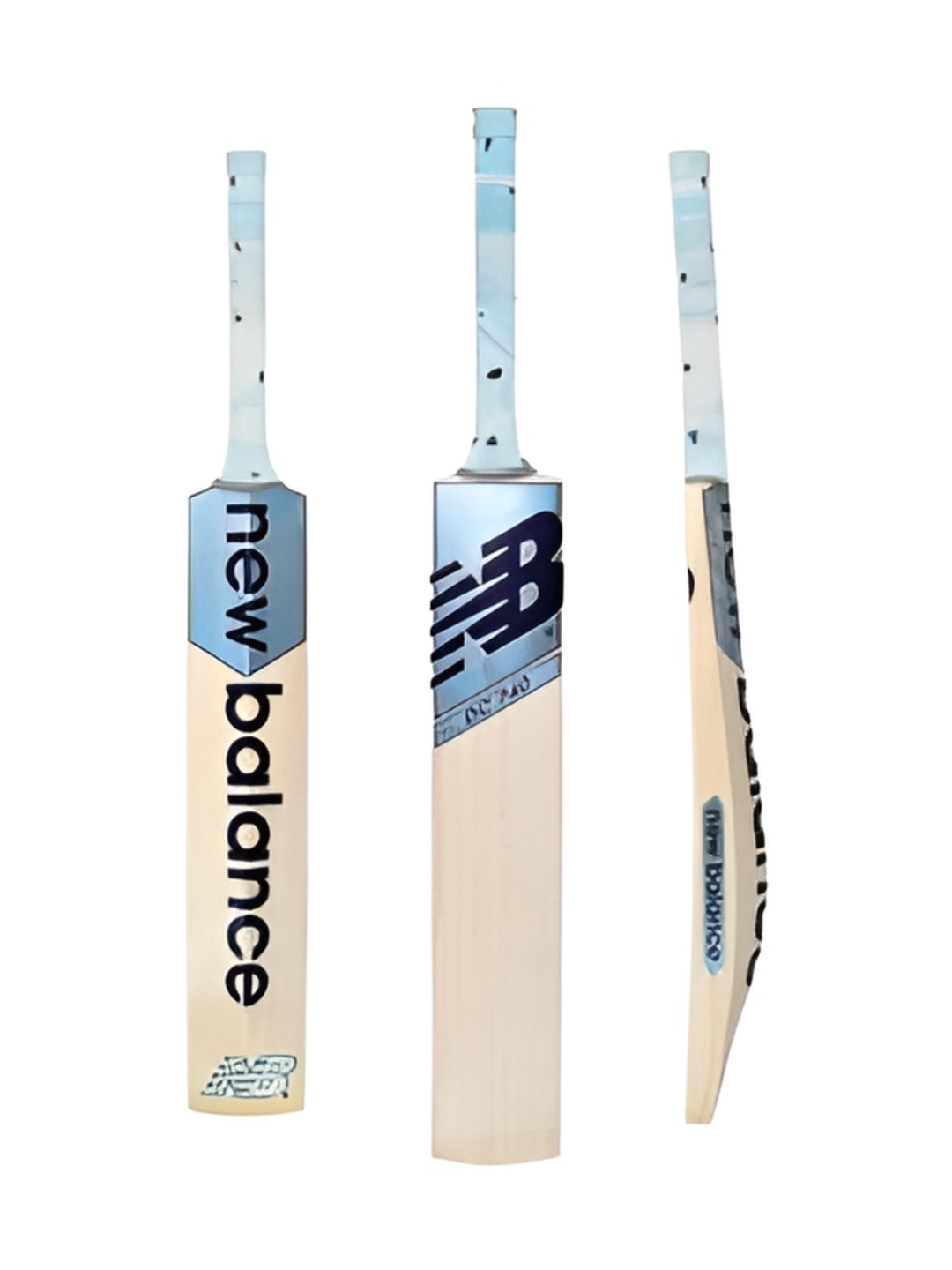 

CW English Willow Cricket Bat With Padded Cover, Blue