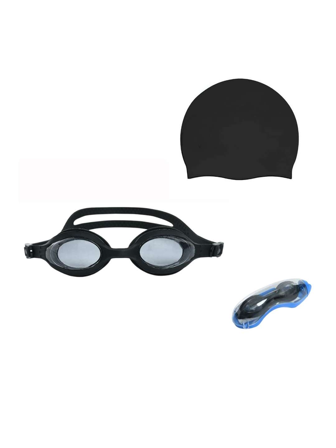 

ARROWMAX Swimming Goggles Combo Kit, Black