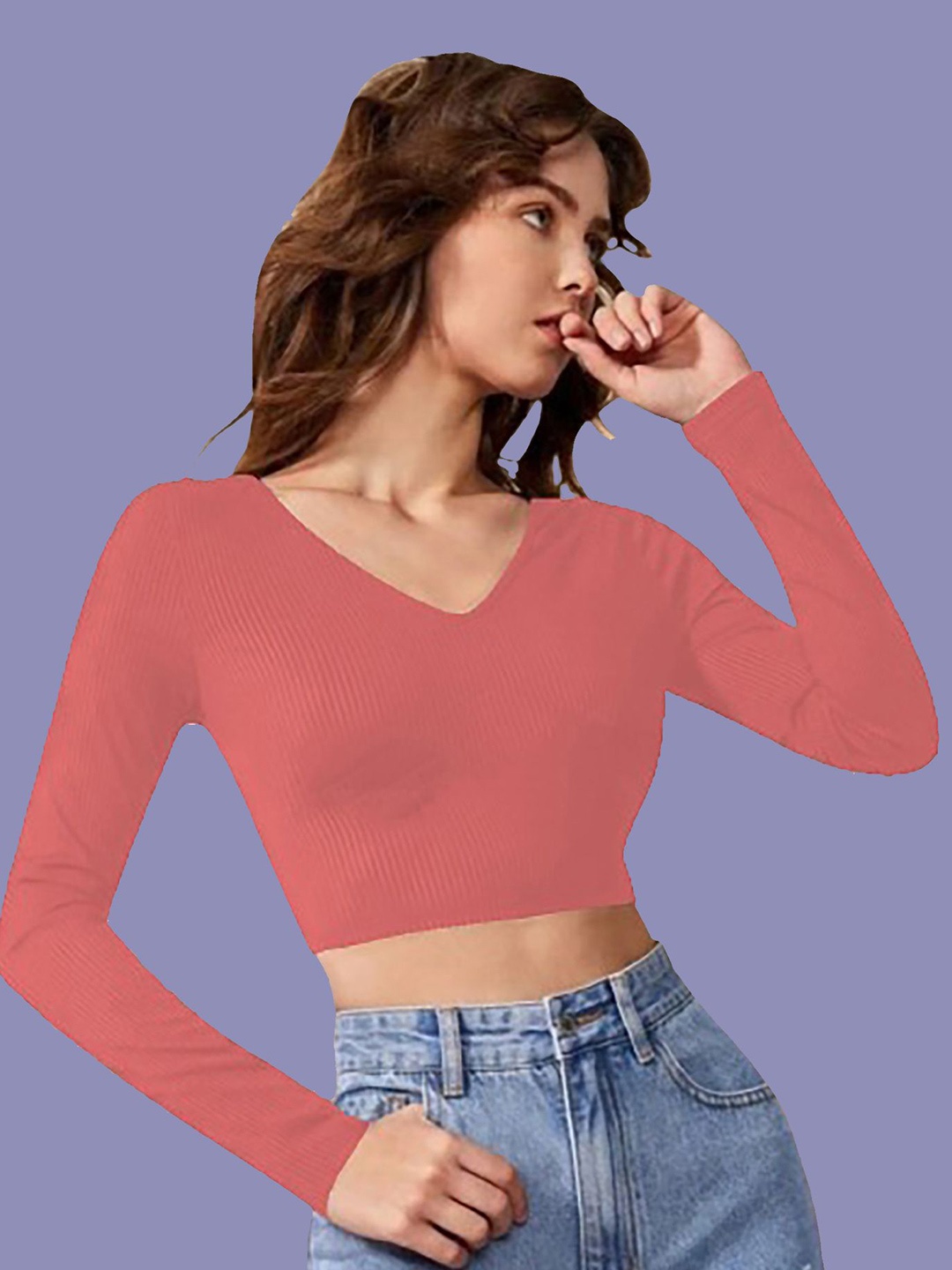 

Dream Beauty Fashion Crop Top, Peach