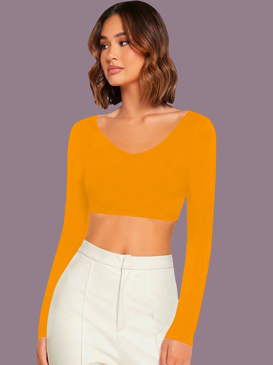 

Dream Beauty Fashion Crop Top, Yellow