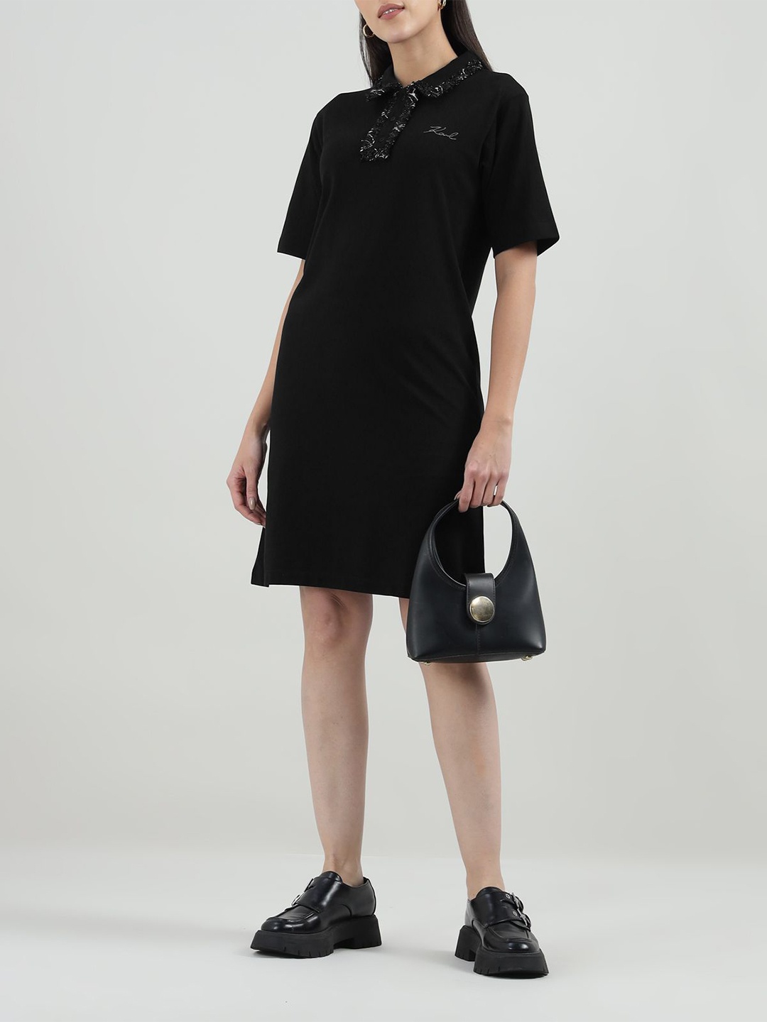 

Karl Lagerfeld T-shirt Dress, Black