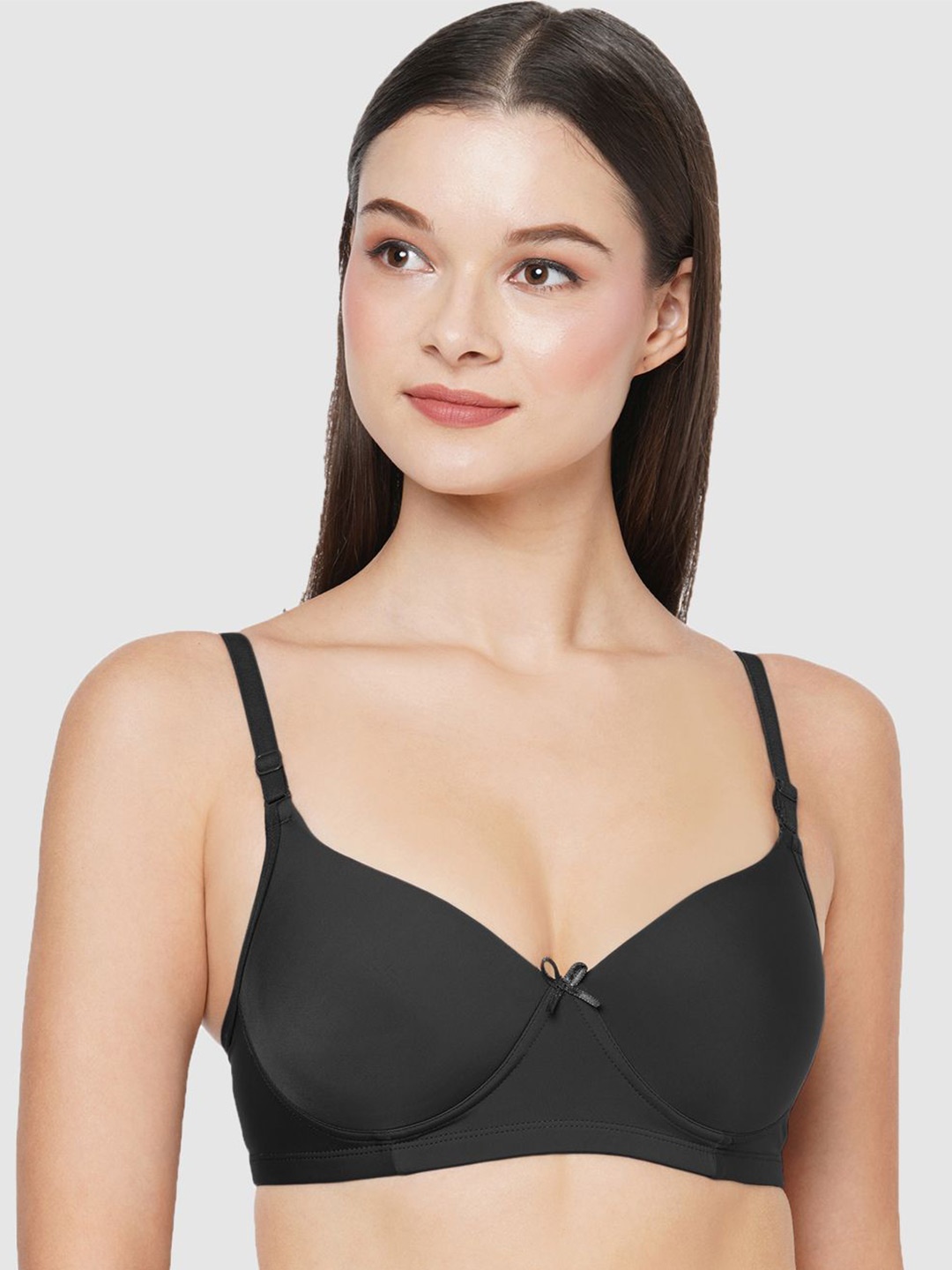 

Planetinner Bra Medium Coverage Lightly Padded, Black