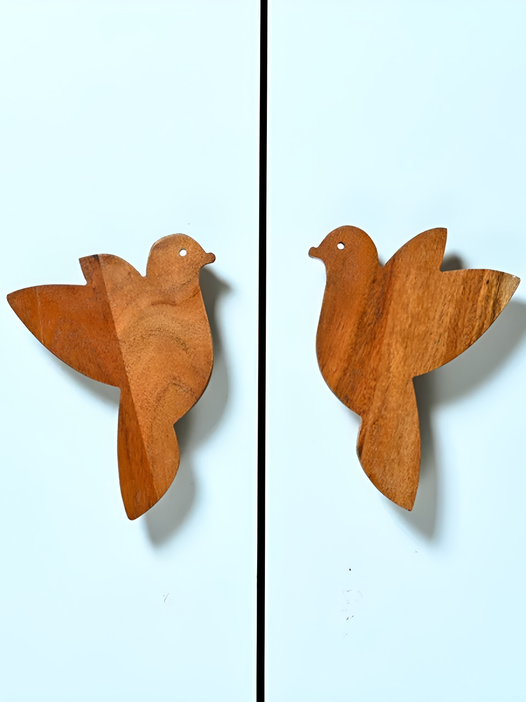 

Pinch of Pretty Brown 2 Pieces Wooden Cupboard Door Handles