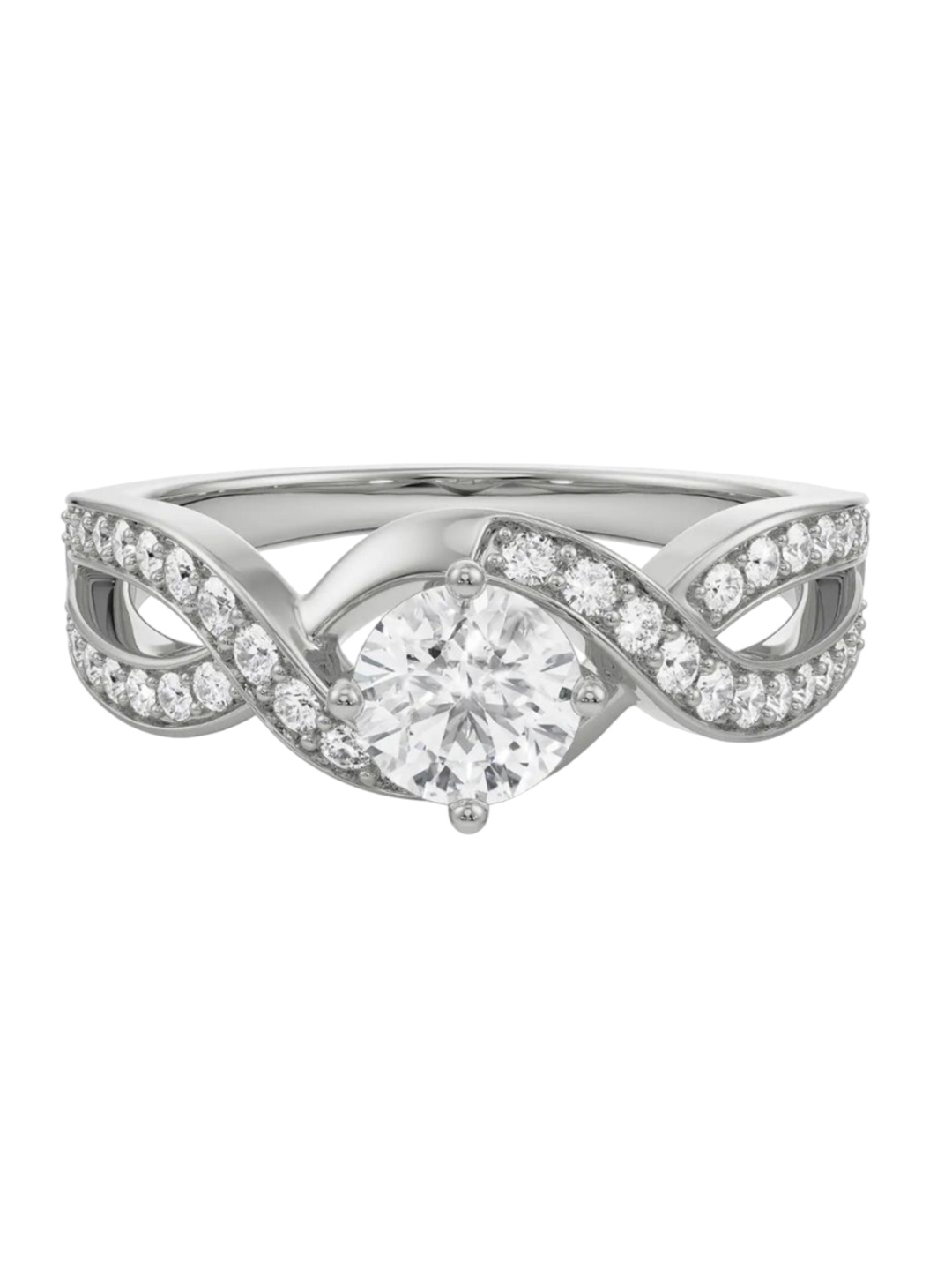 

Emori Infinity Round Diamond Ring, White