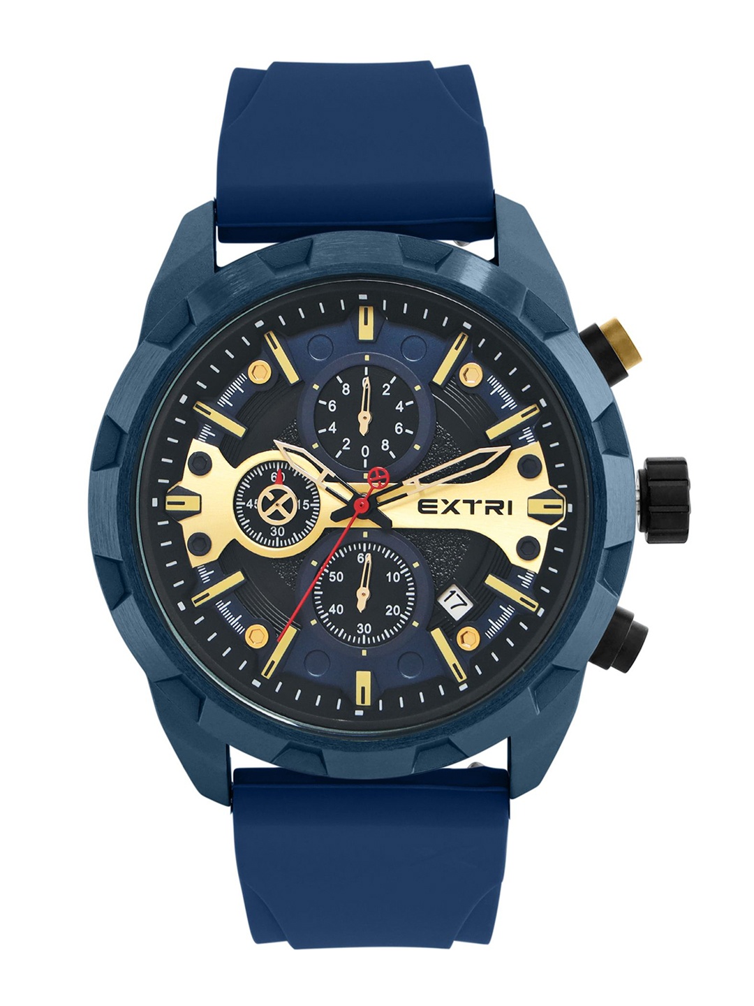 

EXTRI Men Dial & Straps Analogue Watch X6077-I, Blue