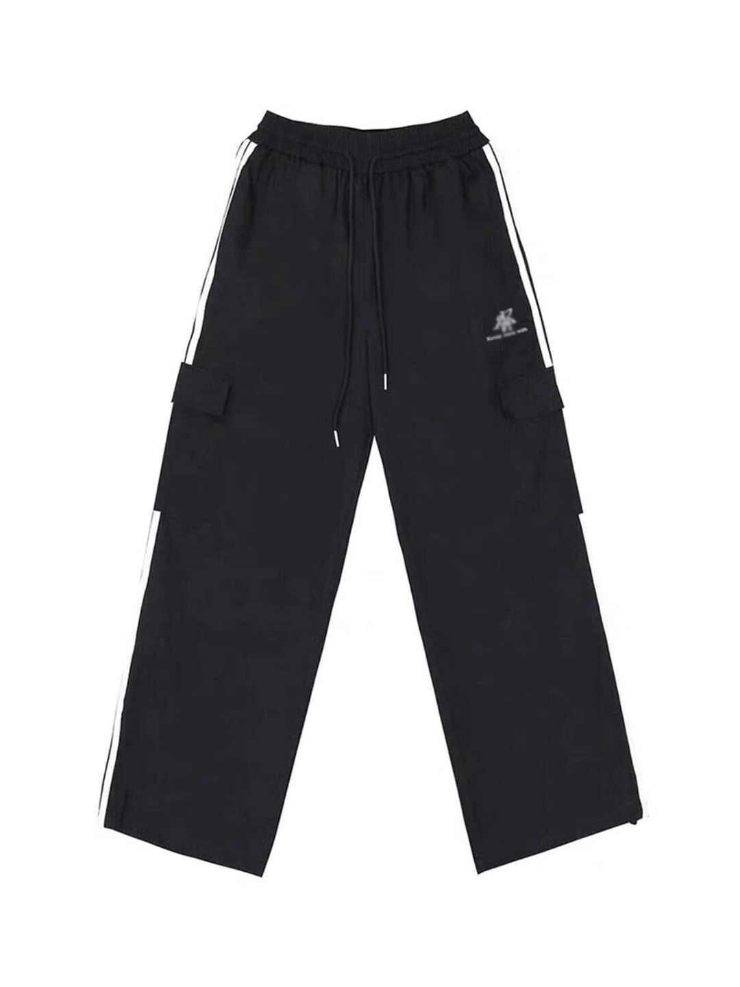

DressBerry Women Printed Joggers Trousers, Black